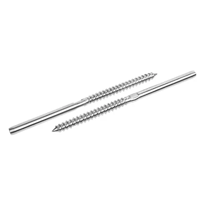316 Stainless Steel Left/Right Thread Swage Lag Screws Premium Stainless Steel Swage Lag Screws for Cable Railing