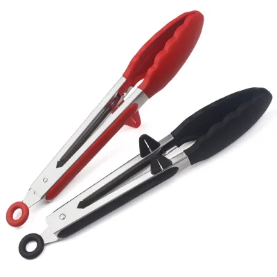9-inch Silicone Food Clip, Food Clip, Barbecue Clip, Steak Clip, Bread Cake Clip, Pickle Clip