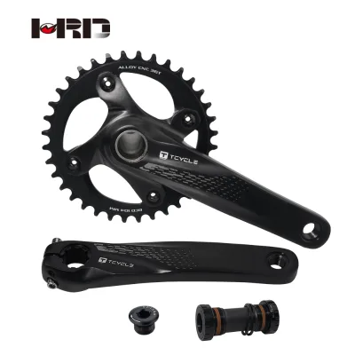 Cost-effective and Durable AZ9-AS320 104 BCD With Bottom Bracket Integrated CNC Chainwheel MTB Bicycle Crank Set