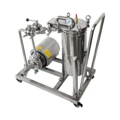 Stainless Steel Liquid Bag Filter Housing for Liquid