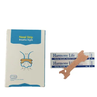 China Manufacturer 30 Count Black White Bulk Disposable Breath Right Clear Nose Nasal Strip
