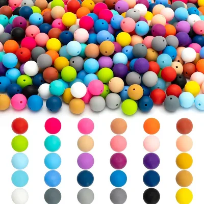 High Quality ABS Pearl White Handmade Jewelry Ring Settings 7mm Bowknot Design 15-20mm Silicone Beads for DIY Bracelet Mobile
