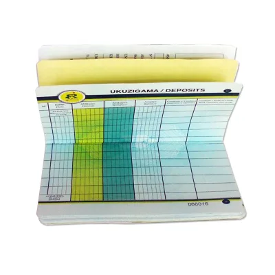 High Quality Gold Printing Bank Deposit Note Book Printing for Economy & Finance