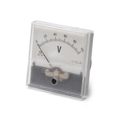 Analog AC Ammeter Square Panel Meter 80*80mm Direct AC 50A