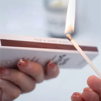 High End Creative Ins Boxed Matchsticks with Extended Handle Matches Scented Candles Matches Photography Decorations Matches