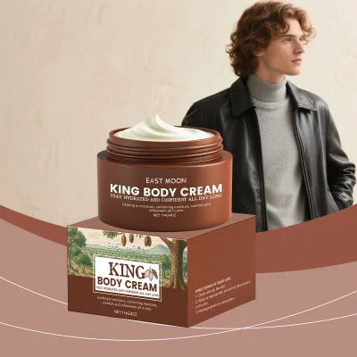 Men's Hydrating Nourishing Cream Fragrant Non-Greasy Body Moisturizer for Skin Refreshing & Revitalizing