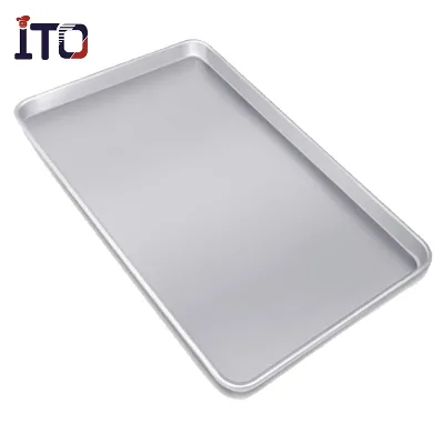 400*600mm Non-stick Flat Sheet Aluminum Baking Pan Snack Bread Bakery Tray
