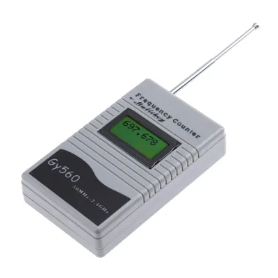 GY560  Digital Frequency Counter 7 DIGIT LCD Display for Two Way Radio Transceiver GSM 50 MHz-2.4 GHz Frequency Counter Meter