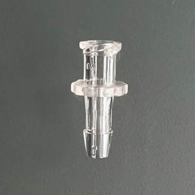23A044 Female Luer Barb Connector 4mm Injection Molded Plastic PC Material
