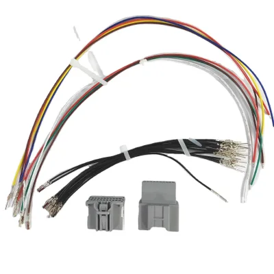 34729-0202 Automotive PVC Insulated Copper Conductor 20 Pin Connector Wiring Harness