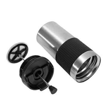 2 in 1 Factory Coffee Thermos Travel Mug Wholesale Painting Double Wall French Press Coffee CUP With Logo