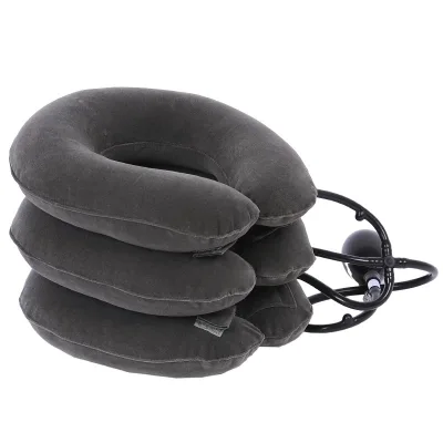 3 Tubes Inflatable Air Cervical Neck Stretcher Neck Support for Pain Relief Massaging