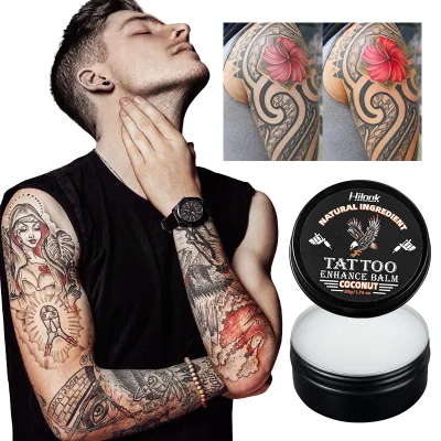 Custom Formula Anti Fading Vibrancy Protection Organic Ingredients Smooth Tattoo Enhance Balm for Tattoo Aftercare