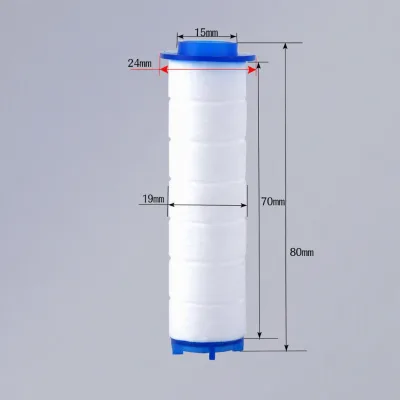 High-quality Bruotel PP Cotton Filter Element for Pressure-enhanced Shower Filter Faucet Household Outdoor Use 1.8 GPM Flow Rate