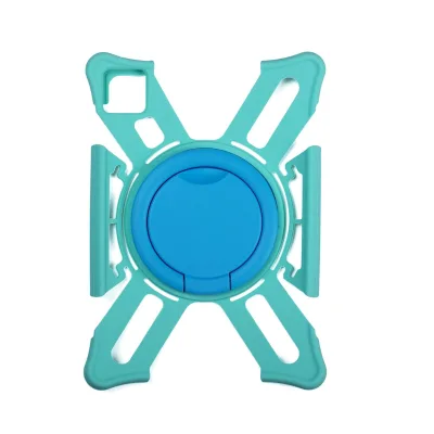 8 9 10 11inch Universal Size Silicone Case with 360 Rotating Folding Bracket Protective Tablet Cover for Children Tablet Case
