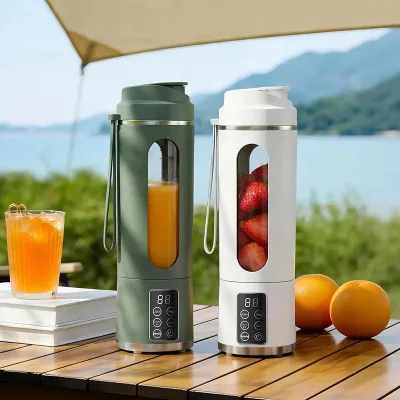 Fruit Vegetable Juicer Electric Plastic Multi-Function Portable Outdoor Large Capacity Household Juice Maker