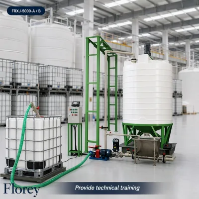 FRXJ-5000-A-B 5m³ Retarder & Early Strength Agent Admixture Blending System Closed-Loop Weighing Metering