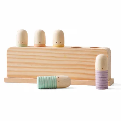 Jumping Building Blocks Toy Finger Press Interactive Game for Kids