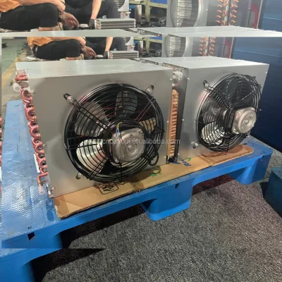 H-Type Shell and Tube Motorized High Efficiency Condenser for Commercial Refrigerator Walk-in Freezer