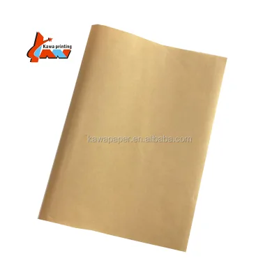 55gsm Custom Plain Brown Kraft Tissue Paper Wrapping Paper
