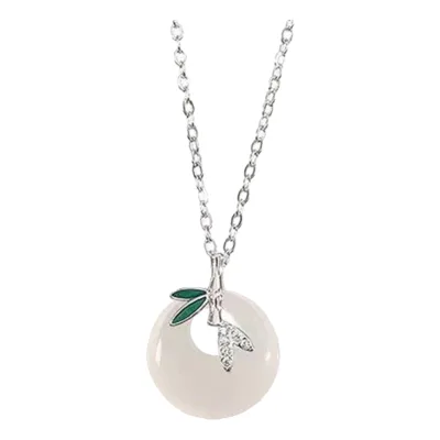 Professional Factory Wholesale Necklace Premium Silver Plated Circle Pendant Necklace With Factory Price Discount