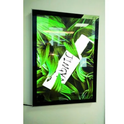 AF12A Aluminum Rectangle Magnetic Single-Side High Brightness LED Energy-Saving Indoor Advertising TV Display