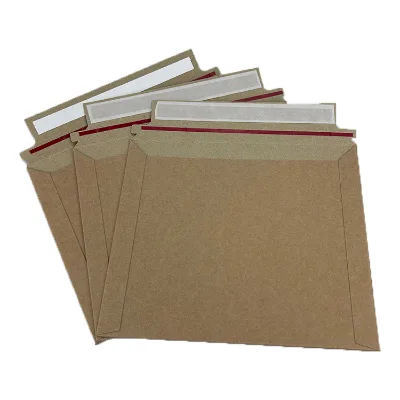 Brown Kraft Paper Envelopes with Self-Seal Closure, Ideal for Greeting Cards and Documents