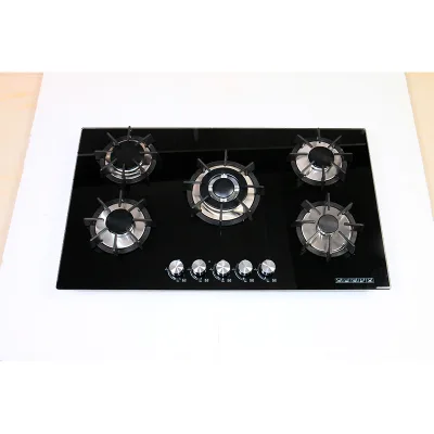 Cooker Five burner Cooktop Kitchen Gas Glass Fashion Attractive Design Hob Gas Cooktop TKA