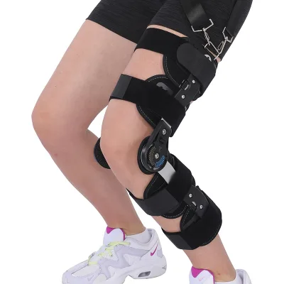 TJ-KM010 Custom Made Knee Brace Anti-Slip Hinged Support with Adjustable Padding Leg Guards and Warmers for Protection