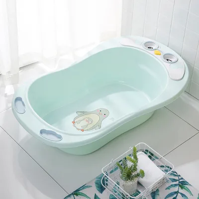 Cartoon Design Baby Bath Basin Large Size Baby Basin for Wholesale Kids Toddler Bathtub Plastic Baby Bath Tub Bassine Bebe
