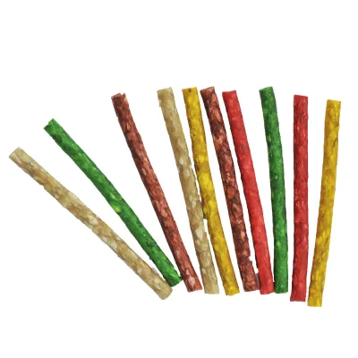 Factory Wholesale Rawhide Stick Dog Chews Healthy Munchy Sticks Dog Treats for Dogs Snack