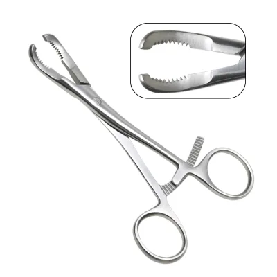 Surgical Orthopedic Instrument Surgical Serrated Bone Forceps Toothed Phalanges Reduction Forceps