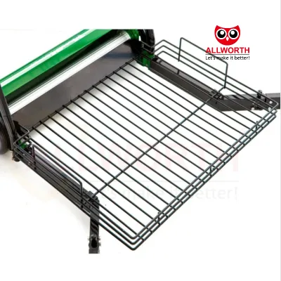 High Capacity Multi Mover Automatic Ball Collector Two Baskets Holding Tennis Ball Trolley