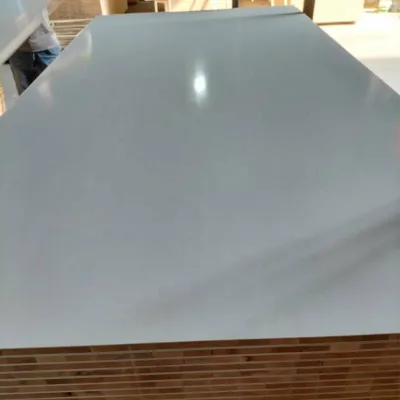 Consmos Waterproof Both Side Laminated Melamine Faced HMR Blockboard Finger Jointed for Cabinet Grade