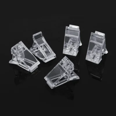 Professional Nail Tip Clip for Quick Poly Gel Application DIY Nail Art Plastic Extension Clip Long Lasting Nail Repair Tools
