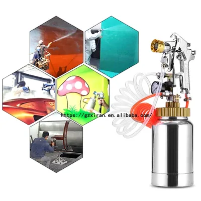 Sprayer Equipment Mould Release Spray Gun System Sprayer With 2 Liter Tank Pneumatic Tool Hand Manual Airbrush With 2m Hose