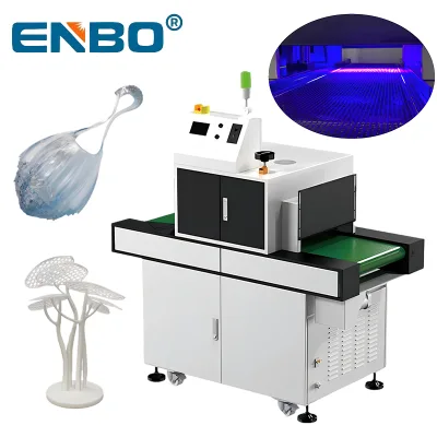 Professional UV LED Lamp System with Conveyor Belt Floor-standing Ultraviolet Curing Unit for SLA DLP 3D Printed Resin Hardening