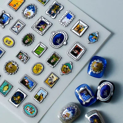 New 5d Nail Stickers Luxury Nail Stickers Manufacturers of Nail Stickers