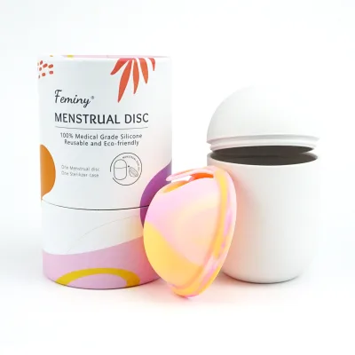 Disco Menstrual Custom Packaging Medical Grade Disco Menstrual