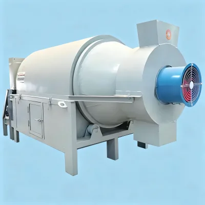 Heavy Duty Gas Drum Drying Roasting Machine 8t/h Industrial Coal Slime Fly Ash Mineral Powder Dryer Mining Chemical