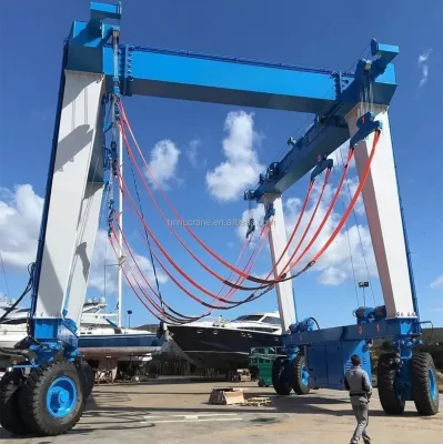 Marine Mobile Boat Hoist Hydraulic System for Safe Boat Lifting Operations