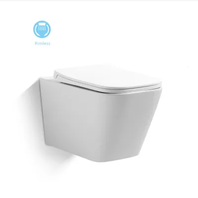 Quick-Release Small Apartment Wall-Mounted Toilet Strong Flush Water Closet Wall Hung Toilet WC