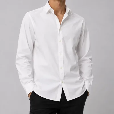 Mens Cotton Oxford Shirt Button Down Long Sleeve Woven Casual Shirt Classic Fit Custom Private Label OEM ODM Factory Wholesale