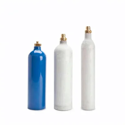 600ml Aluminum CO2 Cylinder Tank With On Off Valve For Sparkling Water Dispenser And Home DIY Carbonation Bottle System