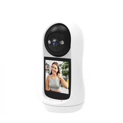 IPS Display Pan Tilt Human Detection Alarm Two-way Audio ICSEE Video Call 3MP Monitor WiFi Camera for Baby with 2.8 Inch Screen