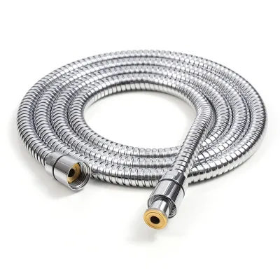 Hot Sale Anodized Stainless Steel Insert Thread Double Lock PVC Inner Tube Anti Twist Burst Proof Durable 1.5m Bathroom Flexible