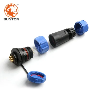 SUNTON 12-pin Brass Aviation Connector