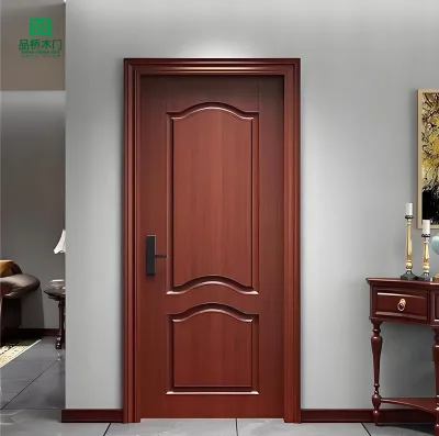 Custom Minimalist Villa Apartment Finished Waterproof and Soundproof Painted Wooden Door