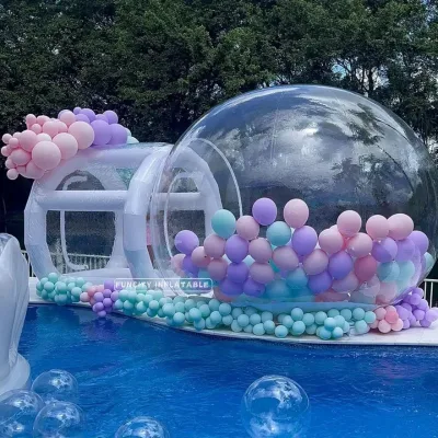 Commercial Use Inflatable Bubble Wedding Tent & House CE Certified TPU/PVC Material 5 Kids Capacity 2-Year Warranty