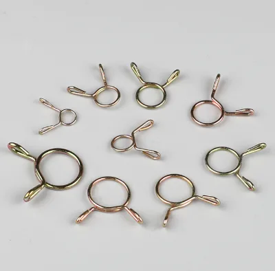 Stainless Steel Spring Clamp Auto Fuel Line Hose Clip Garden Hose Clamp